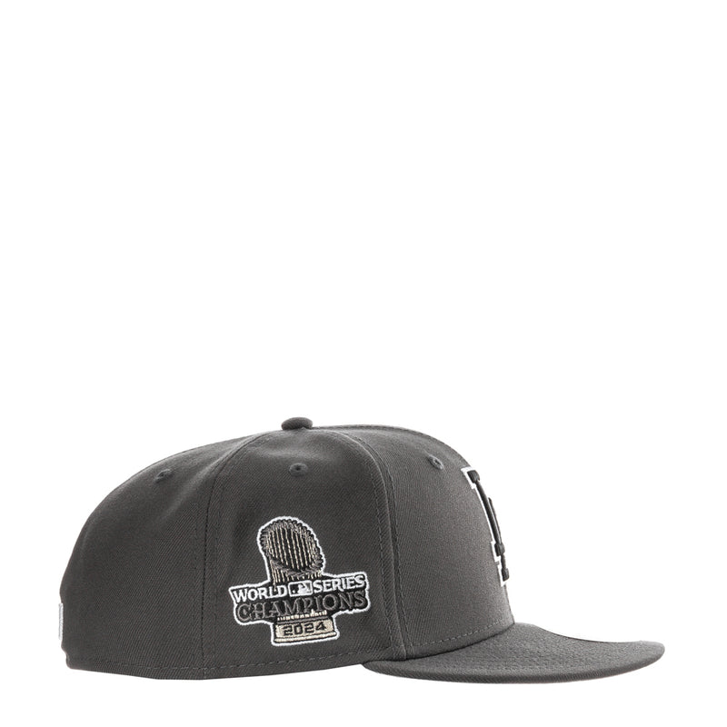 Dark graphite baseball cap with World Series Champions 2024 patch on side