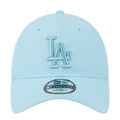 Light blue baseball cap with raised LA logo and 9TWENTY adjustable band