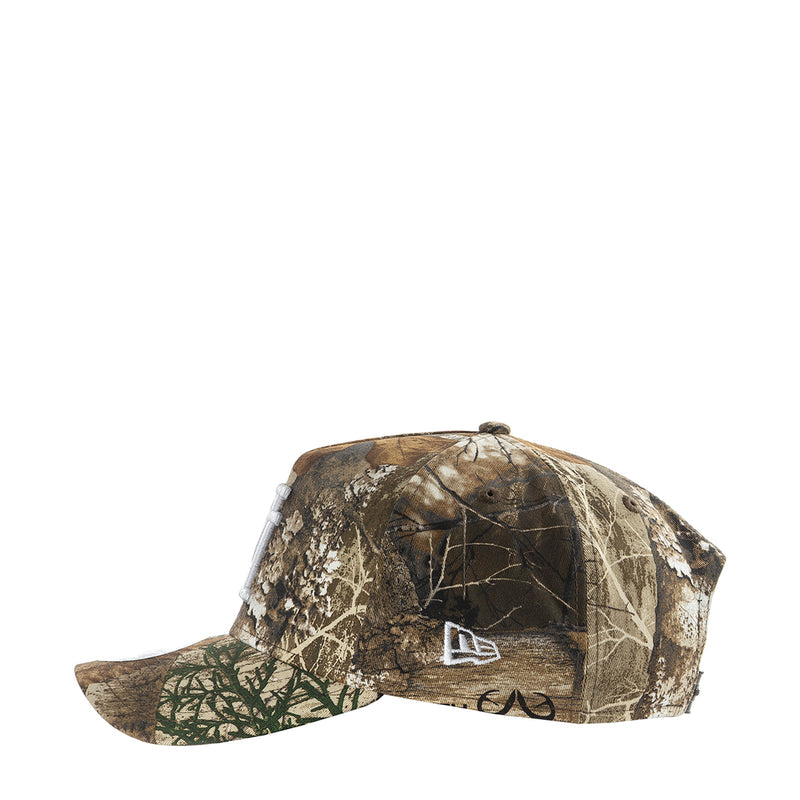 Real Tree camo baseball cap, side front badge and curved brim