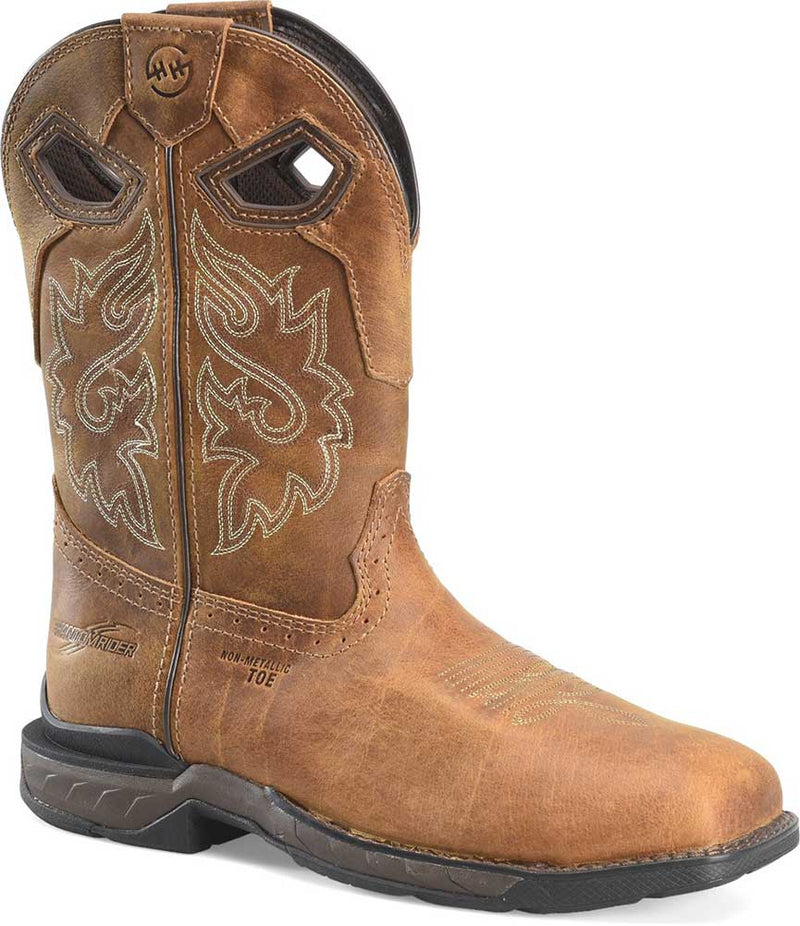 Double-H Boots Men's 11 Inch Wide Square Toe Boot