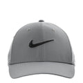 Nike Dri-FIT structured cap in smoke grey with black Swoosh front logo