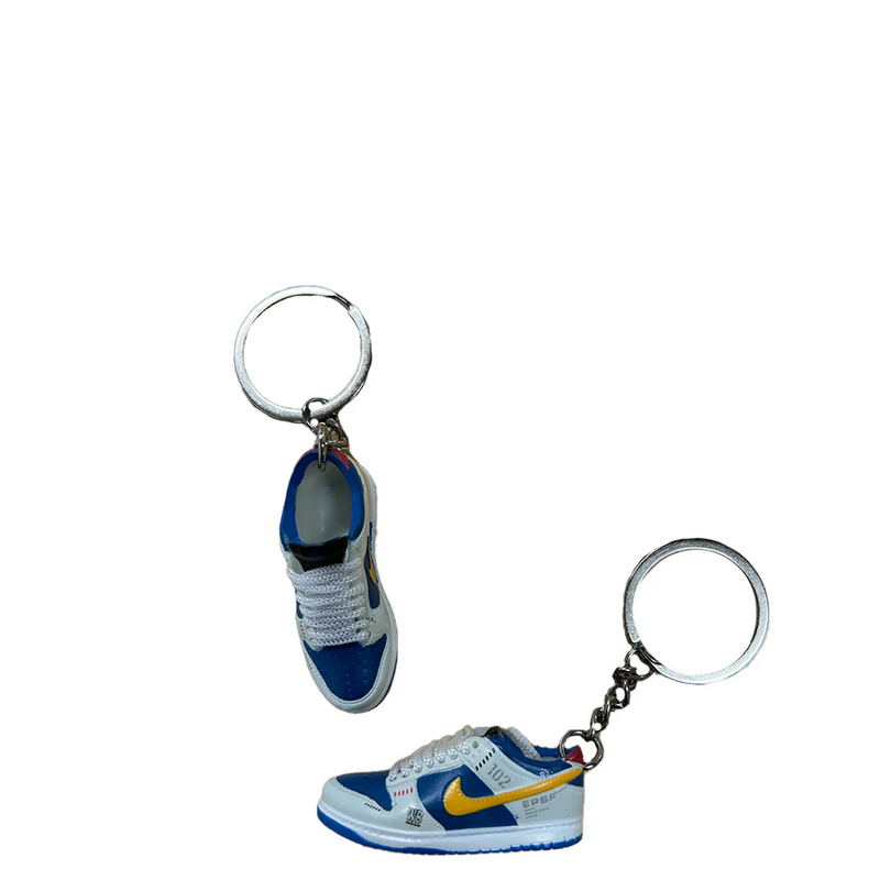 DUNK SNEAKER KEYCHAIN BLUE / YELLOW