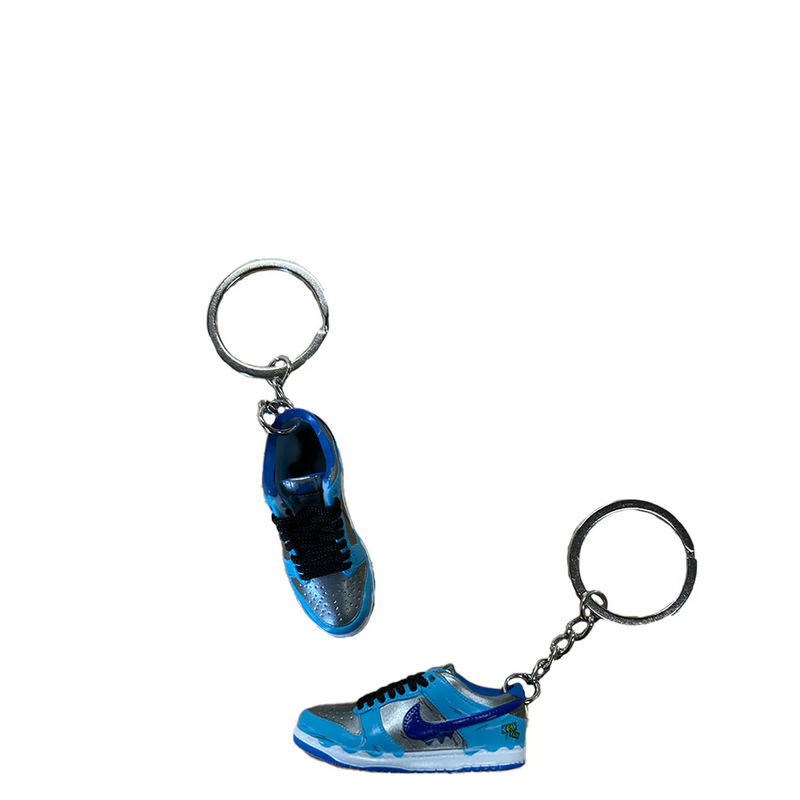 DUNK SNEAKER KEYCHAIN SILVER / BLUE