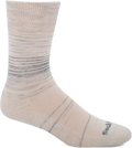 Quarter turn view Women's Sockwell Sock style name Easy Does It in color Ash. Sku: SW2W-805