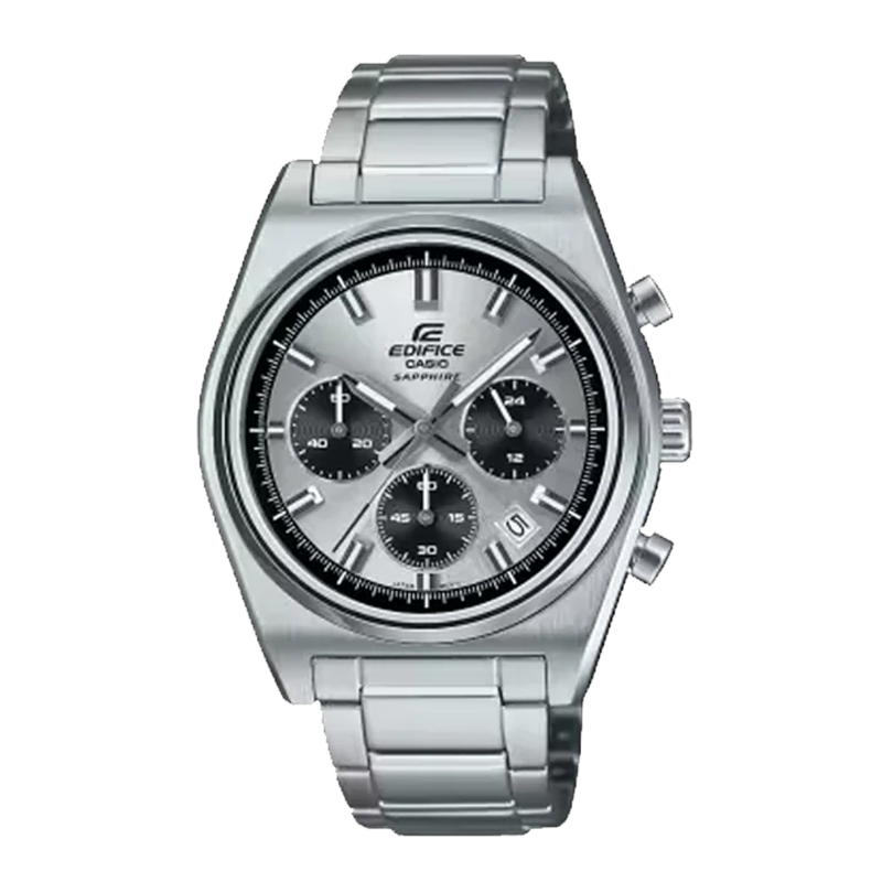 EDIFICE CHRONOGRAPH SILVER DIAL EFB-730D-7AV