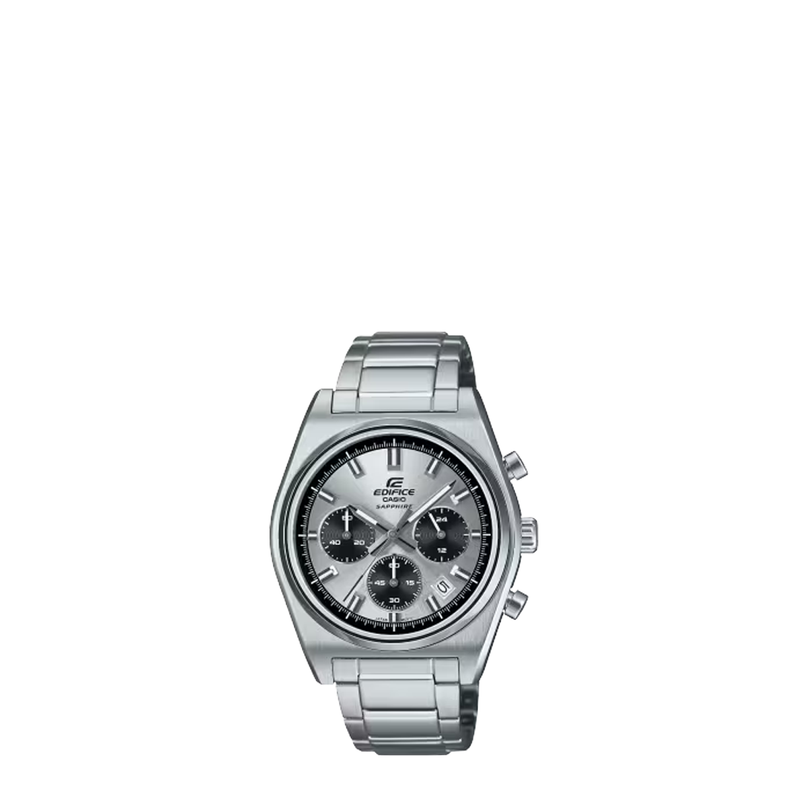 EDIFICE CHRONOGRAPH SILVER DIAL EFB-730D-7AV