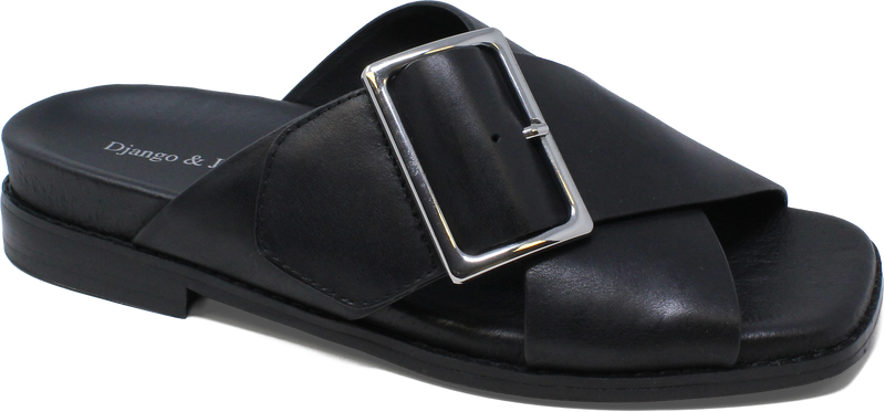 Women's Django & Juliette Efri in Black Leather. Sku: DJ21231BLALE