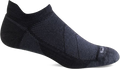 Quarter turn view Women's Sockwell Sock style name Elevate Micro in color Black. Sku: SW83W-900