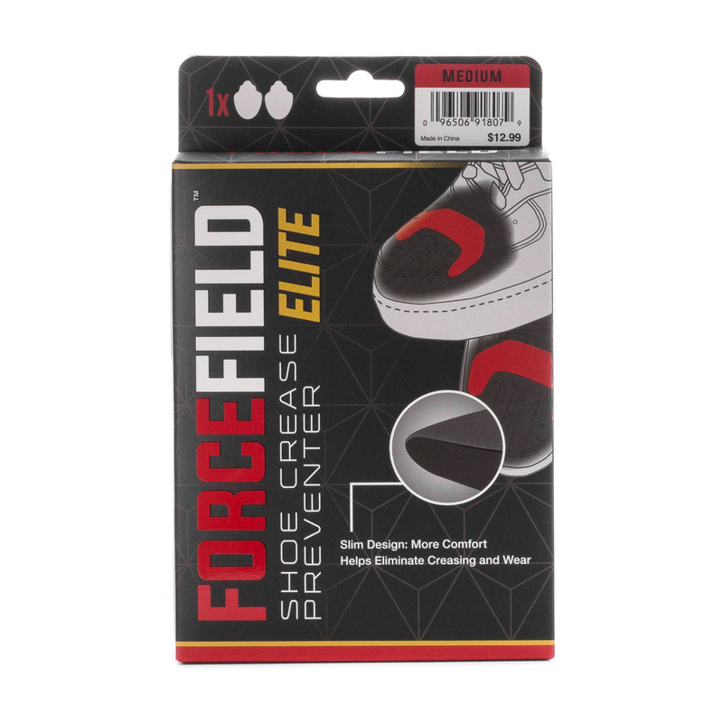 Medium black shoe crease preventers, 1 pair in retail package