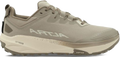 Quarter turn view Men's Altra Footwear style name Experience Wild 3 in color Tan. Sku: AL0A85U6-922