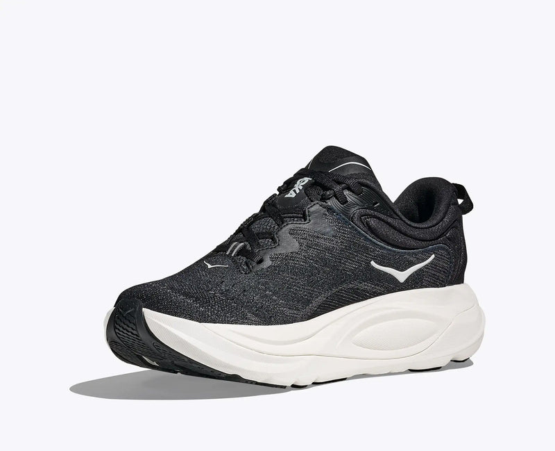 Women's HOKA Gaviota 6 Wide in Black/ White. Sku: 1171935-BWHT
