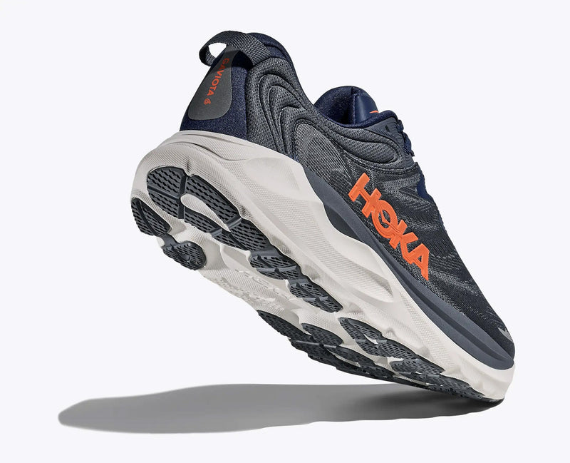 Men's HOKA Footwear in Midnight Blue/ Faded Navy. Sku: 1171932-MLFD