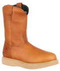 Georgia Boot Men's 10 Inch Steel Toe Wellington Wedge Boot
