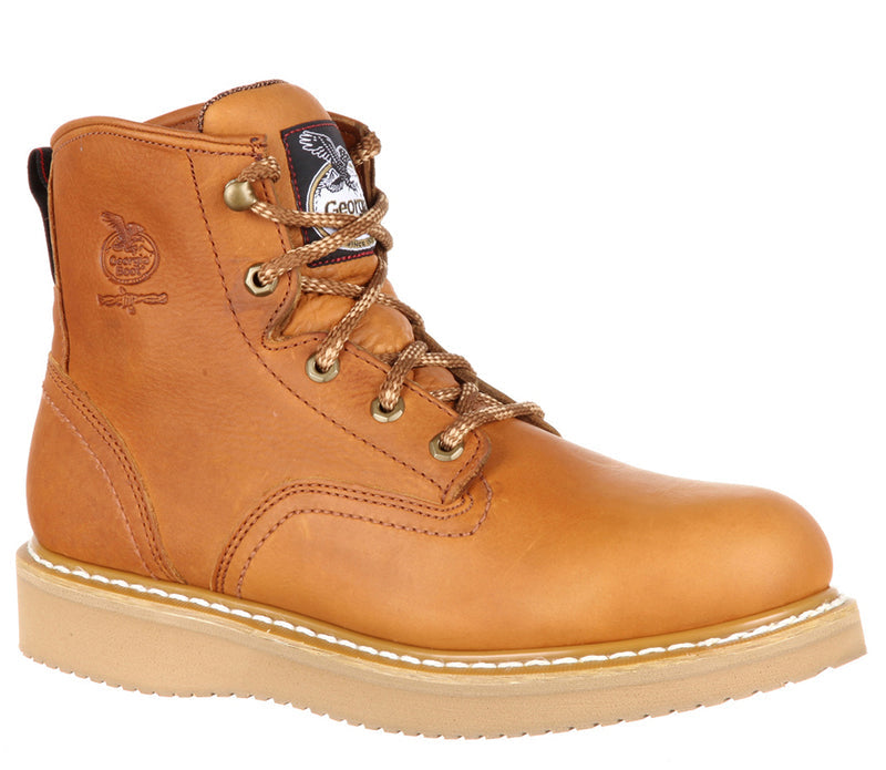 Georgia Boot Men's 6 Inch Steel Toe Work Wedge Boot