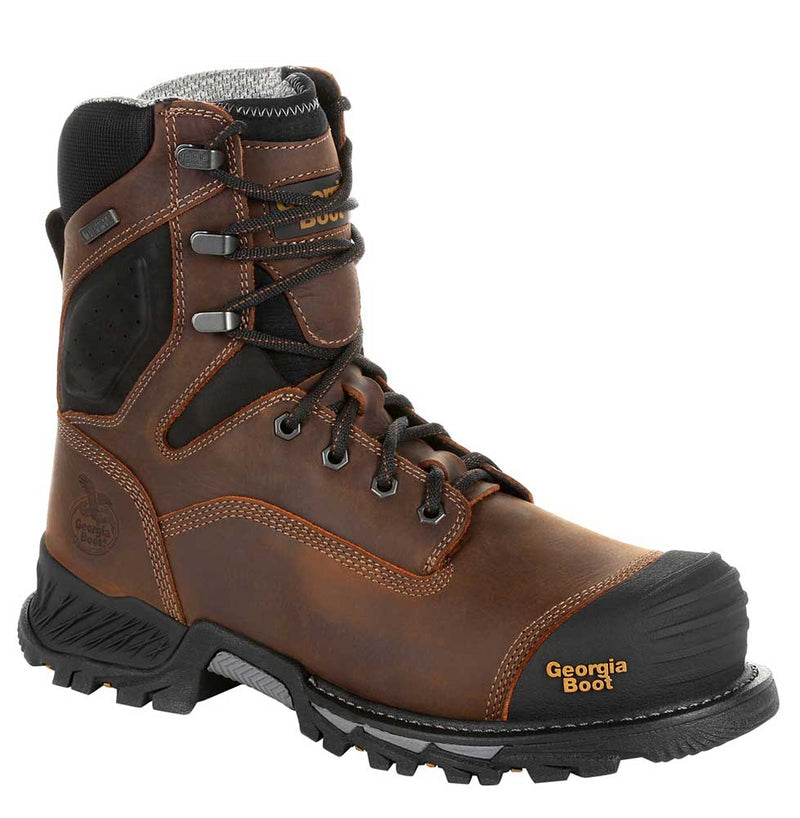 Georgia Boot Men's 8 Inch Composite Toe Waterproof Rumbler Boot