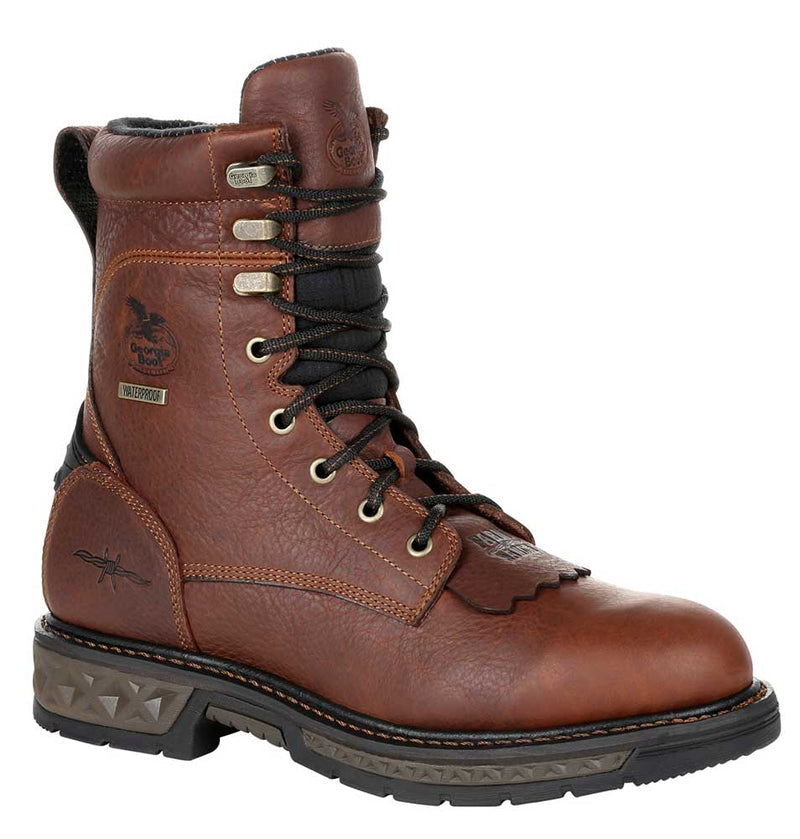 Georgia Boot Men's 8 Inch Waterproof Carbo-Tec LT Lacer Boot