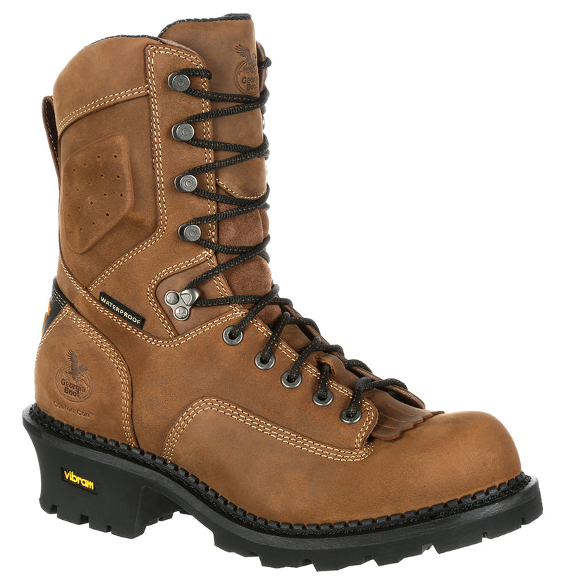 Georgia Boot Men's 9 Inch Composite Toe Waterproof Comfort Core Logger