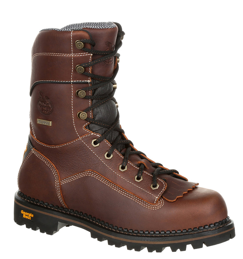 Georgia Boot Men's 9 Inch Waterproof Amp LT Logger Low Heel Boot