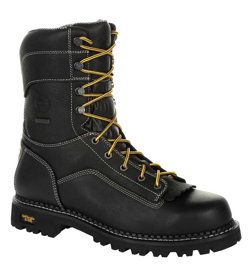 Georgia Boot Men's 9 Inch Waterproof Composite Toe AMP LT Logger Boot