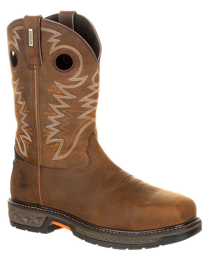 Georgia Boot Men's Carbo-Tec Alloy Toe Waterproof Pull-On