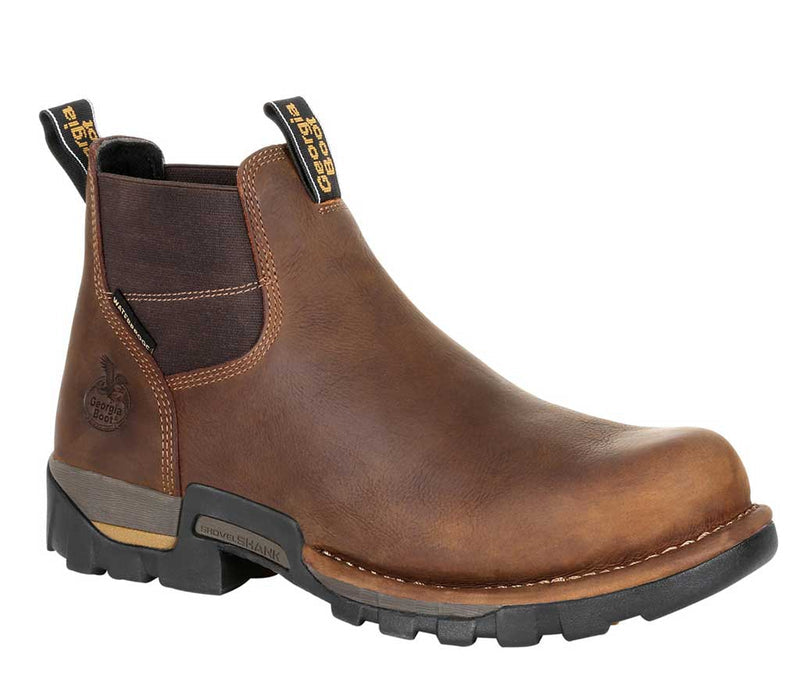Georgia Boot Men's Eagle One Steel Toe Waterproof Chelsea Boot