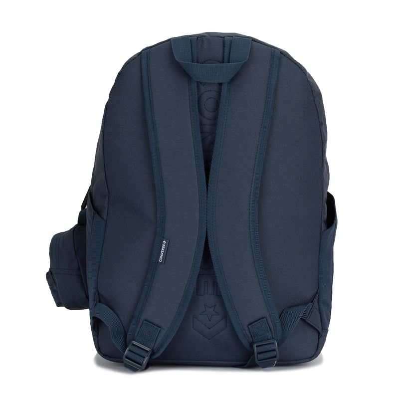 Go 2 backpack in Converse Navy, padded back panel with adjustable shoulder straps