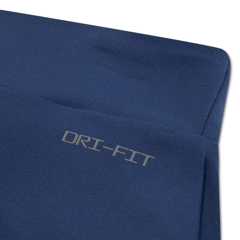 Navy skort close-up with DRI-FIT logo text