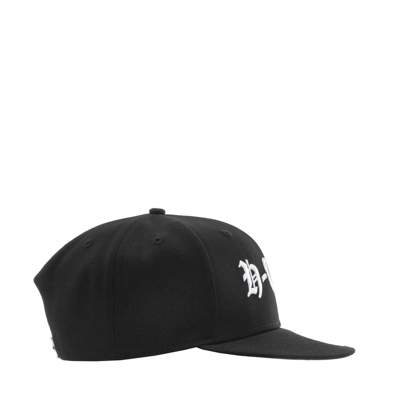 Black baseball cap with small white H-Town script on the side