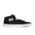 Half Cab black canvas high-top sneakers with white laces and white rubber sole