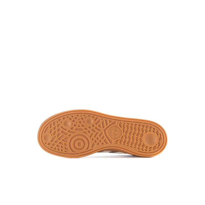 Kids gum rubber outsole with textured tread pattern for grip