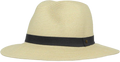Quarter turn view Women's Sunday Hats style name Havana Hat in color Cream. Sku: S2A27040CREAM