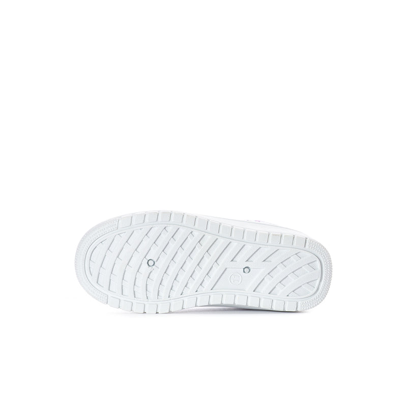 Kids Hello Kitty skate sneakers outsole, white textured rubber tread