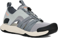 Quarter turn view Women's Teva Footwear style name Hydratrek Sandal Ct in color Dawn Gray. Sku: 1166290-DWNG