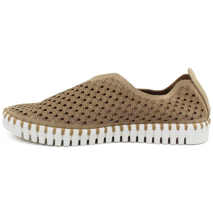 Ilse Jacobsen Women's Woven Flat Latte