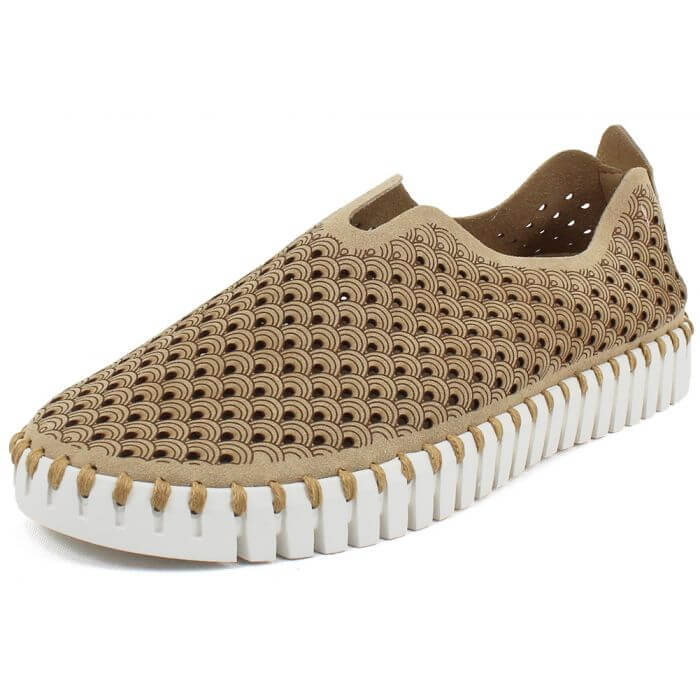 Ilse Jacobsen Women's Woven Flat Latte