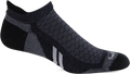 Quarter turn view Men's Sockwell Sock style name Incline II Microm in color Black. Sku: SW101M-900