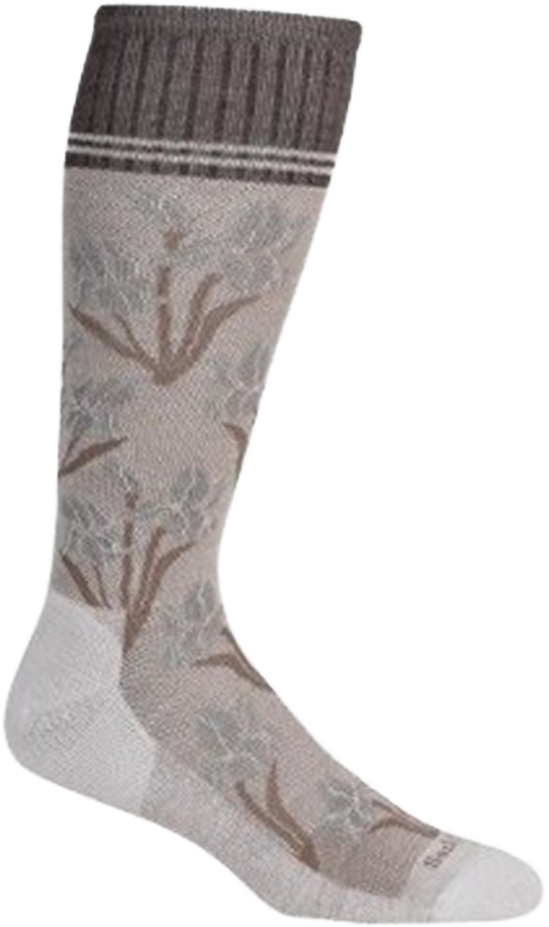 Quarter turn view Women's Sockwell Sock style name Iris in color Putty. Sku: SW187W-080