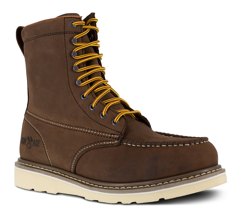 Iron Age Men's 8 Inch Reinforcer Steel Toe Wedge Boot