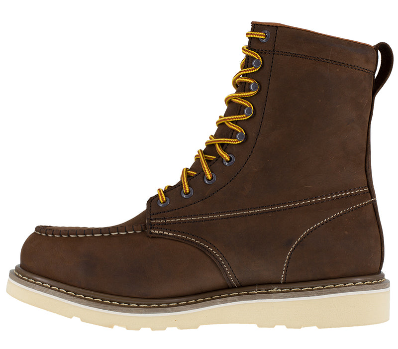 Iron Age Men's 8 Inch Reinforcer Steel Toe Wedge Boot