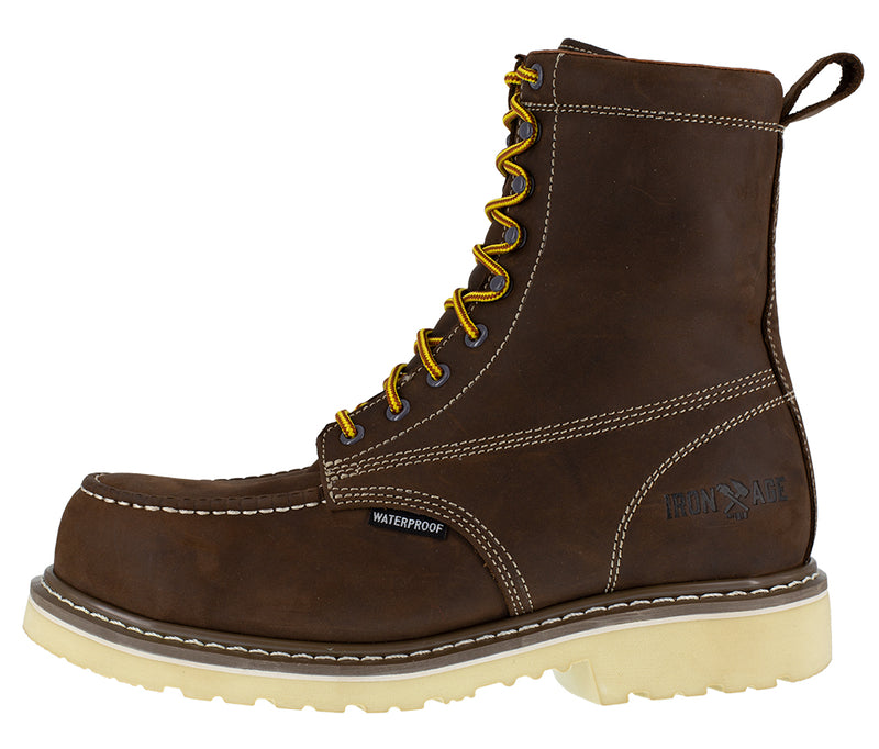 Iron Age Men's 8 Inch Reinforcer Waterproof Composite Toe Work Boot