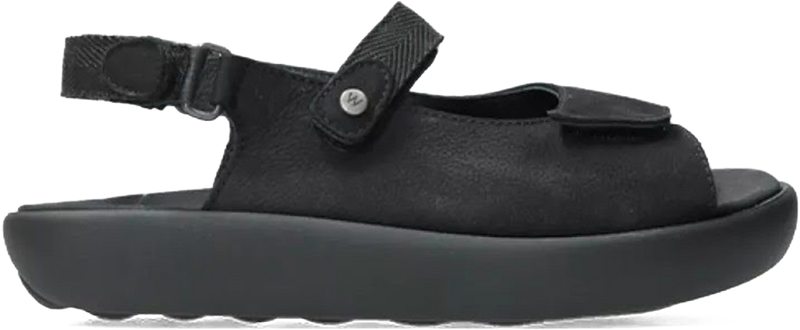 Quarter turn view Women's Wolky Footwear style name Jewel XW in color Black Multi. Sku: 00823-78970