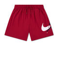 Youth Gym Red mesh basketball shorts with elastic waistband and drawcord, Jordan logo