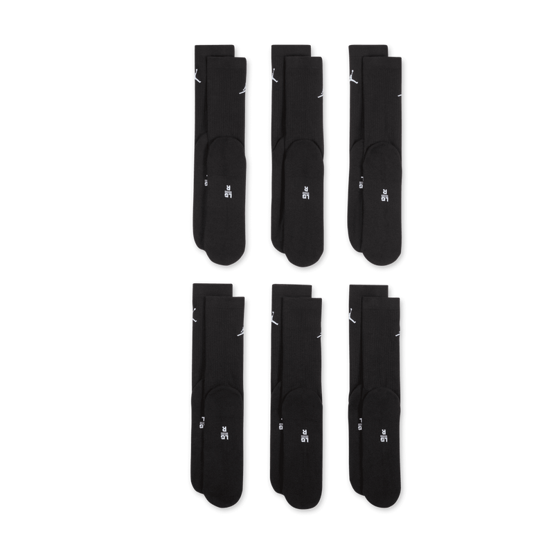 Jordan Everyday Cushioned Crew Socks (6 Pairs) "Unisex"