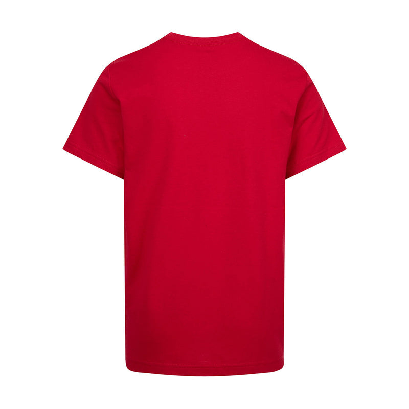 Youth Gym Red crewneck T-shirt, no visible front graphic