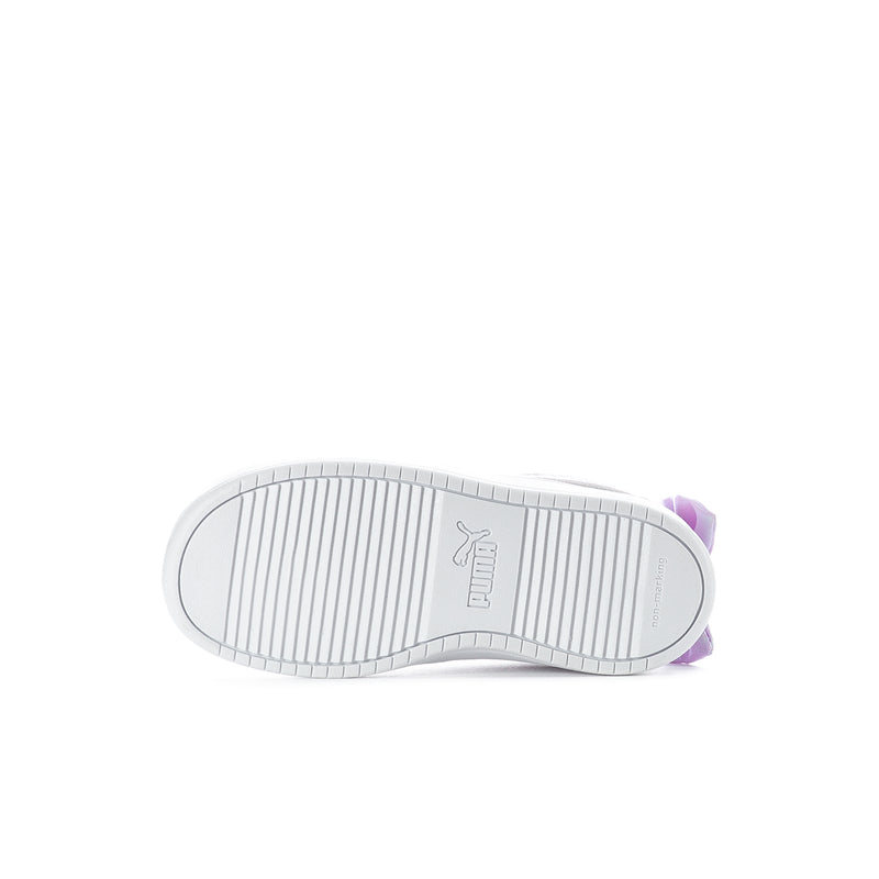 Toddler sneaker outsole with Juna logo and ribbed grip tread