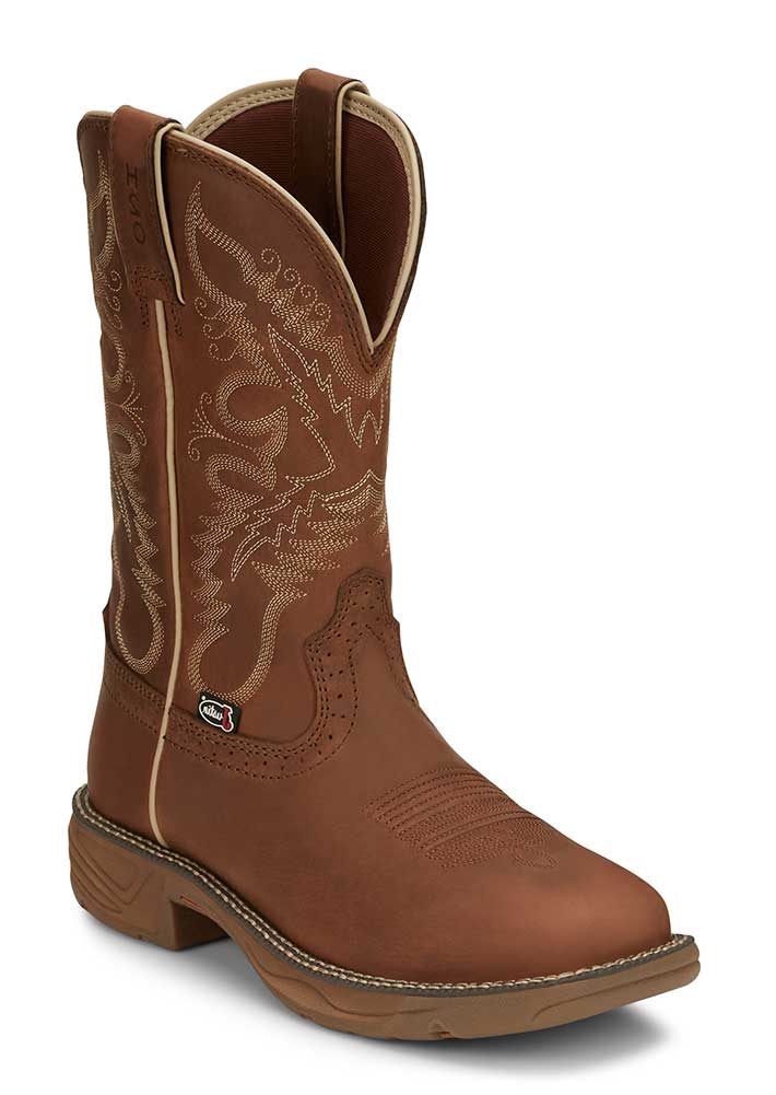 Justin Women's Rush 11 Inch Waterproof Work Boot