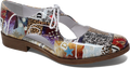 Women's Django & Juliette Keeria in Collage Print Patent Leather. Sku: DJ21128TK7PL