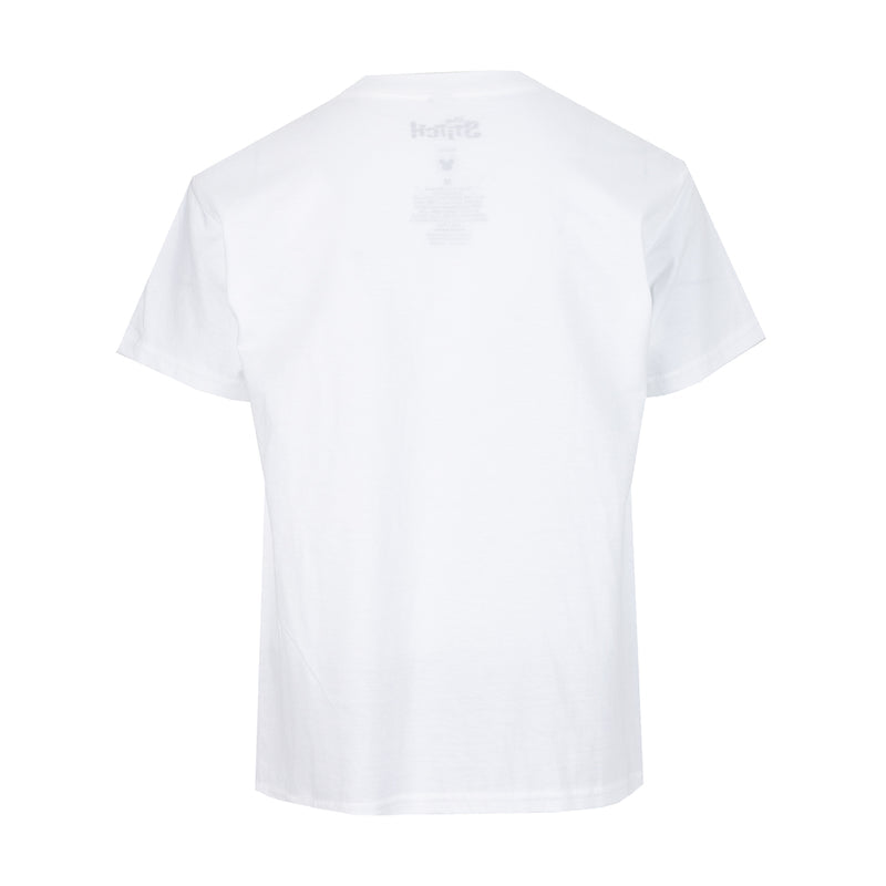 Youth white T-shirt with plain back