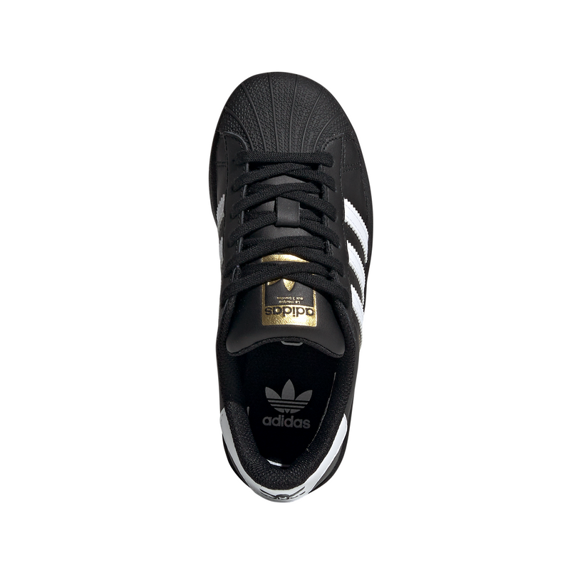 Little Kids' Adidas Superstar C " Core Black Cloud White"
