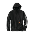 Black men's loose-fit pullover hoodie with hood, drawstrings, and kangaroo pocket